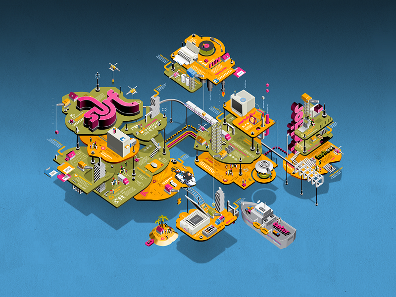 Pontoon City by Marc Clancy on Dribbble