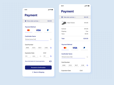 Daily UI 002 • Mobile Checkout cart checkout checkout page clean clean ui design figma iphone minimalist mobile mobile ui order payment signup simple ui userinterface web