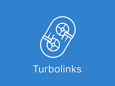 Daily UI 005 • Icon Concept (Turbolinks) app branding clean design figma flaticon icon link logo simple turbo ui vector