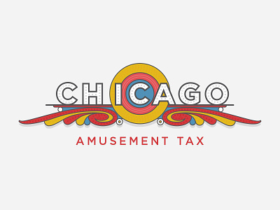 Chicago Amusement Tax amusement art deco chicago illustration recurly tax theater