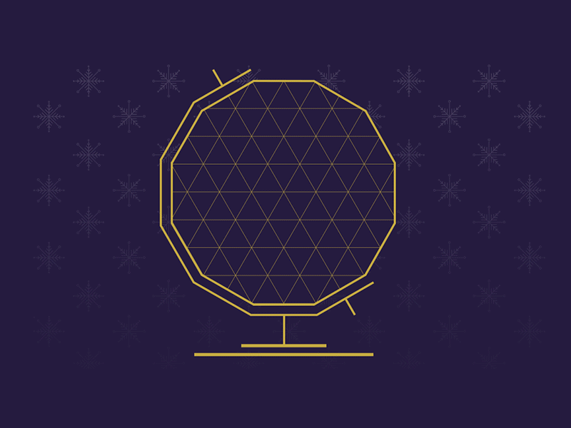 Digital Holiday Card doctors without boarders geometric globe globe holiday card holidays medical new years recurly winter