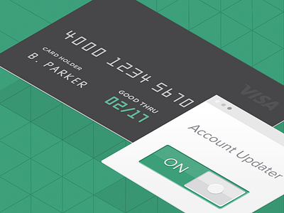 Isometric Credit Card