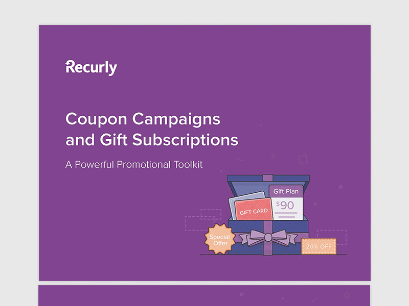 Recurly Gifting and Coupons E-book coupons document e book enterprise gift gift cards gifting holidays pdf promotions subscription