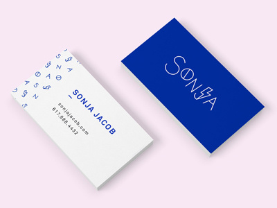 Personal Business Cards branding business card design identity logo