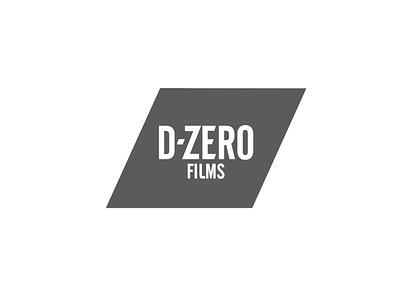 Logo D-zero filmmaker logodesign production house