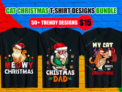 Cat Christmas Trendy T Shirt Design Bundle. christmas shirt designs christmas shirt ideas for family christmas t shirt ideas christmas t shirts custom t shirts etsyseller etsyuk graphicdesign logo merchbyamazondesign merry christmas t shirt design mugdesign t shirt tshirt tshirtonline tshirtslovers typography