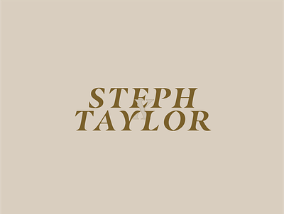 Steph and Taylor Green branding design typography website
