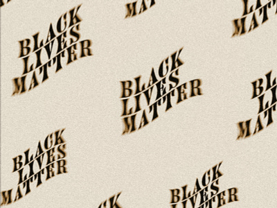 BLACKLIVESMATTER typography