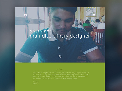 shammer.co / redesign design fold graphic design masthead portfolio web design website websites