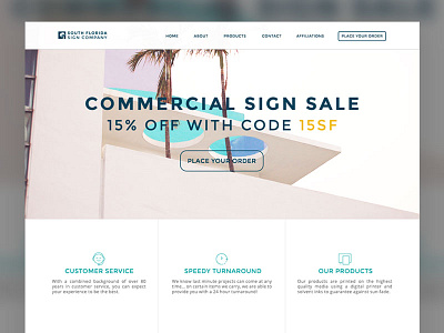 SFSCo. Homepage clean design home page layout light simple ui ux web web design website white