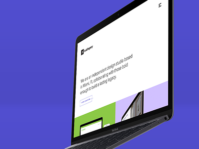 Bold Legacy design digital homepage mockup web web design website