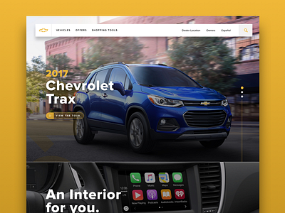 003 Landing Page chevrolet dailyui design landing page