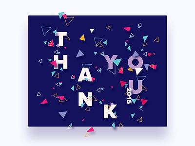 Color changes to say thanks! 2016 color colors confetti design fun layout thank thankful thanks thx you
