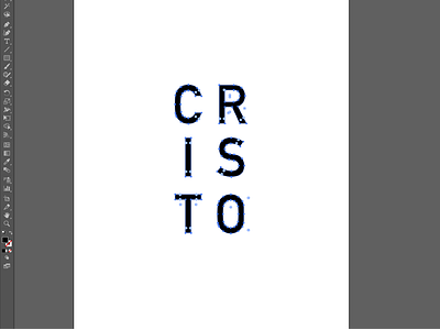 Cristo = Christ adobe christ cristo design graphic illustrator type wip