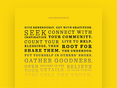 Bright bright bright Yellow yellow yellow 2d branding design graphic manifesto print type typography