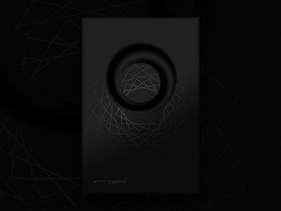 Had a little fun and made another one black dark design mono poster values