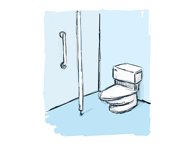 Drew a bathroom for a thing.