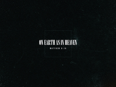 Earth –– Heaven church collateral design earth graphic graphic design heaven typography vector