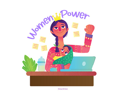 International woman day artwork character design color colorful colorful design graphic illustraion illustrator news woman