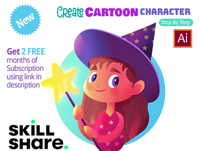 New skillshare class animation artwork cartoon character design children design illustraion illustration illustrator new vector