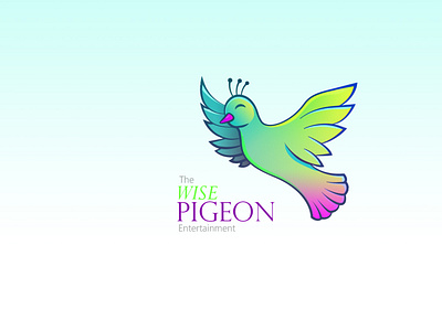 The wise pigeon brand logo brand brandning logo