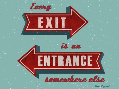 Exit entrance exit illustration signs