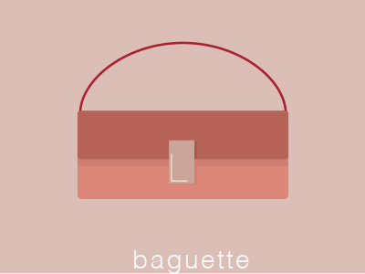 Baguette bag bags baguette colors fashion handbags palette project style summer