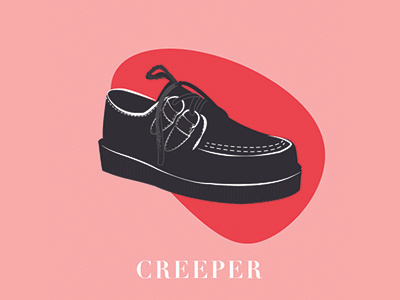 Creeper shoe fashion illustration shoe styles