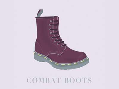 Combat boots drmartens fashion shoes styles