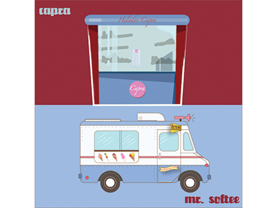 Ice Cream capra differences ice cream summer truck