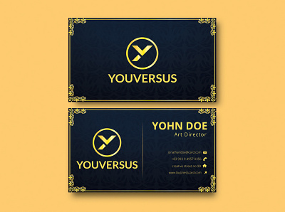 Create unique business card design luxury business card design
