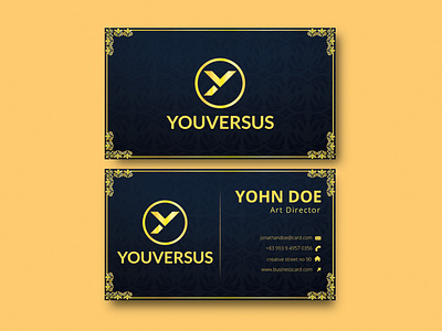 Create unique business card design luxury business card design