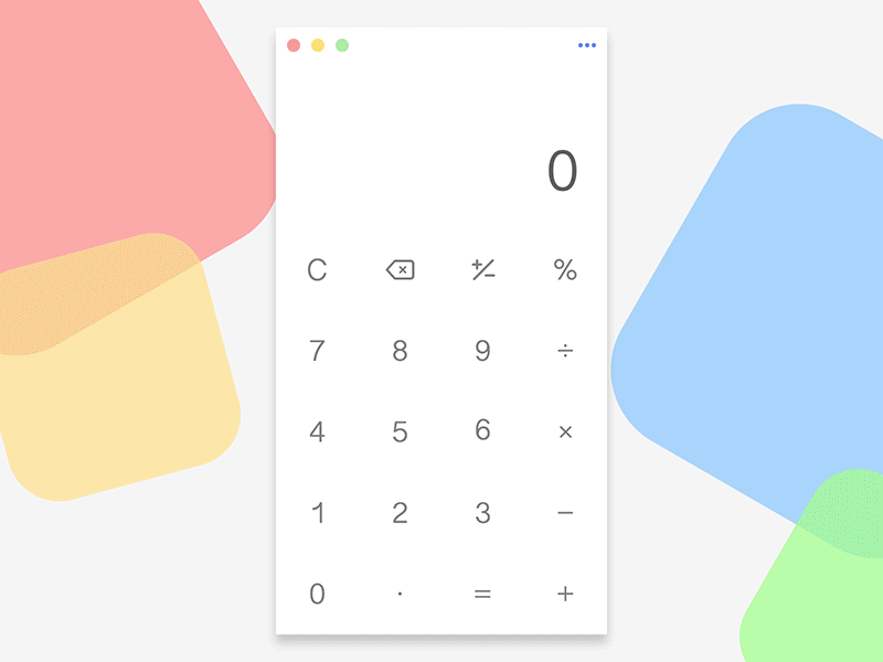 Daily UI #004- Calculator