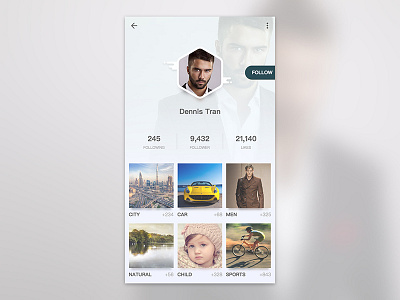 Daily UI #006 - User Profile dailyui ui user profile