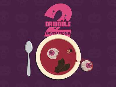 2 Dribbble invitation dribbble invit invitation invite invites