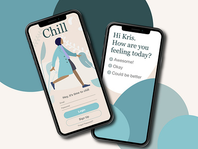 Chill Mobile App app ui ui ux ui design ux ux ui