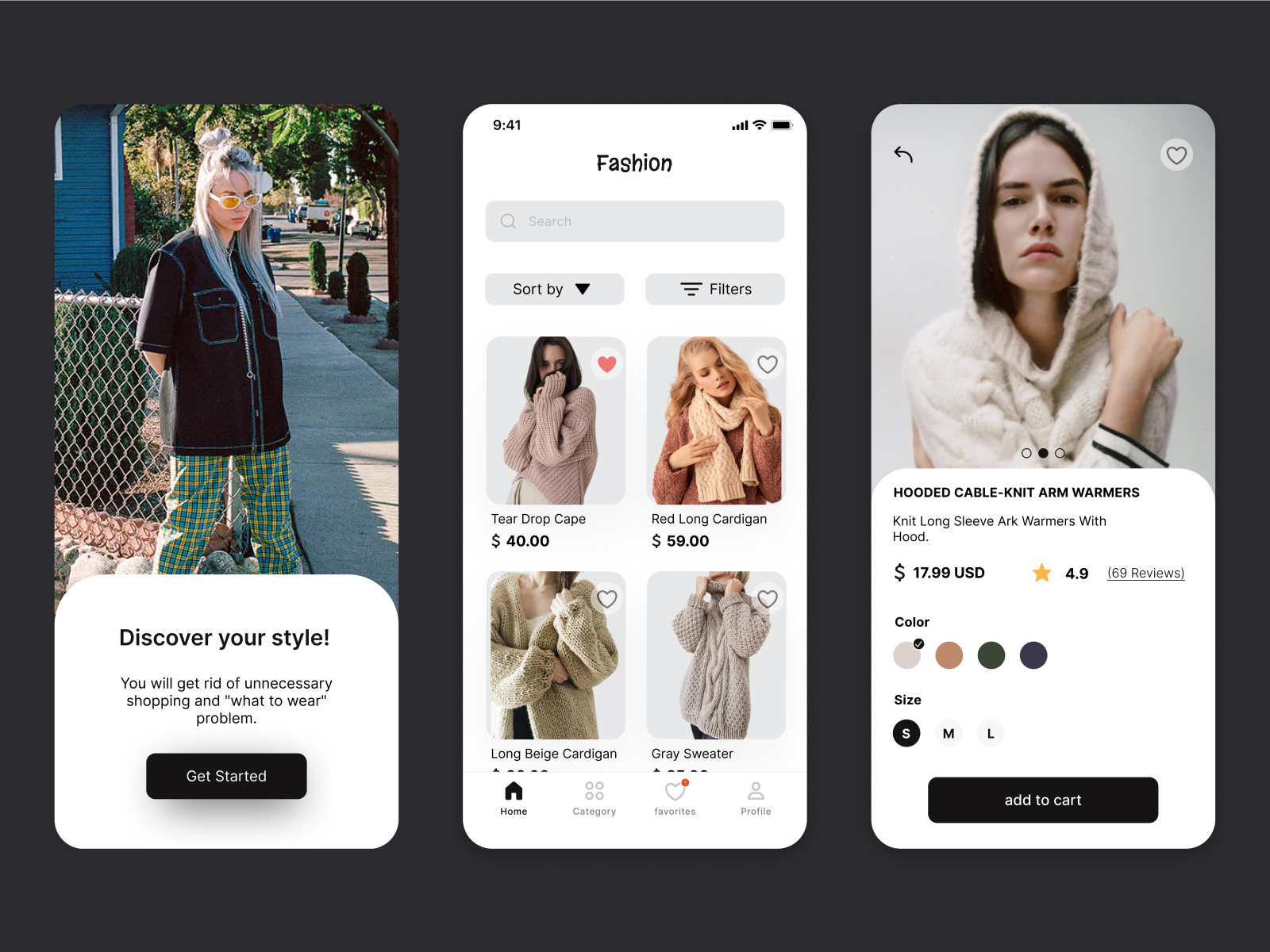 E-commerce Clothes Mobile App by Oğuzhan on Dribbble