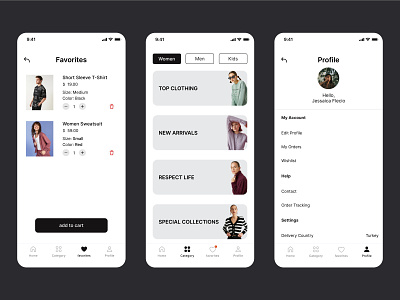 E-commerce Clothes Mobile App