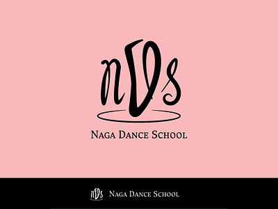 Naga Dance School Logo lettermark logo logo design logodesign