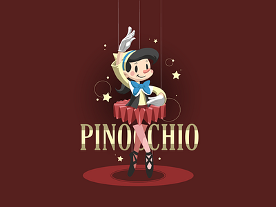 SLC Ballet - Pinocchio Illustration