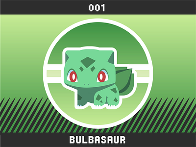 001 - Bulbasaur bulbasaur illustration pokemon vector