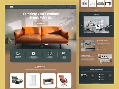 Molde Meuble - Furniture Landing Page Websites