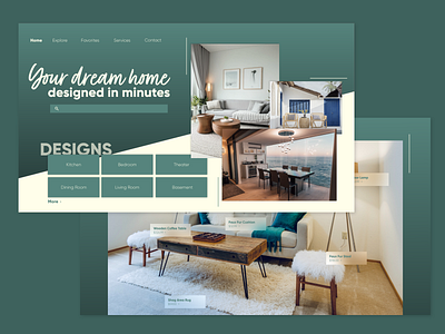Interior Design Web Concept design interior design interiordesign minimal modern ui uiux ux web web design webdesign