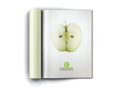 «Eva's fertility» for Children of Chernobyl ad apple print