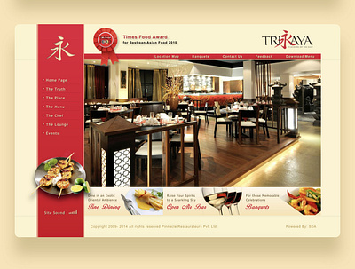 Trikaya Restaurant animation art branding design developement illustration ui ux web website