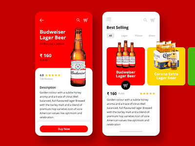 Beer delivery app UI / UX