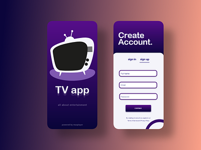 TV streaming app