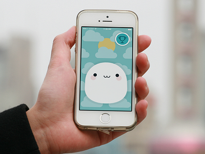 Air pollution app app avatar challenge cute emoticon pm2.5 pollution shanghai trophy wearable