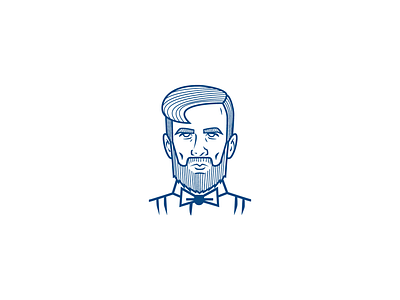beard beard hair hipster illustration logo man modern mr pomade vector vintage