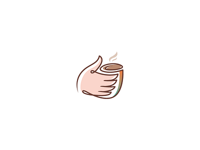 Meekcoffee beverage brew coffee drink hand logo logo design mug roaster